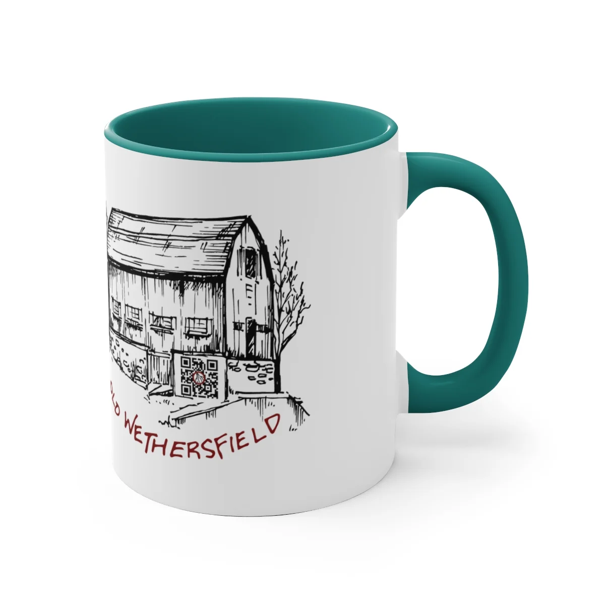 Wethersfield Cove 11oz Accent Mug - Green